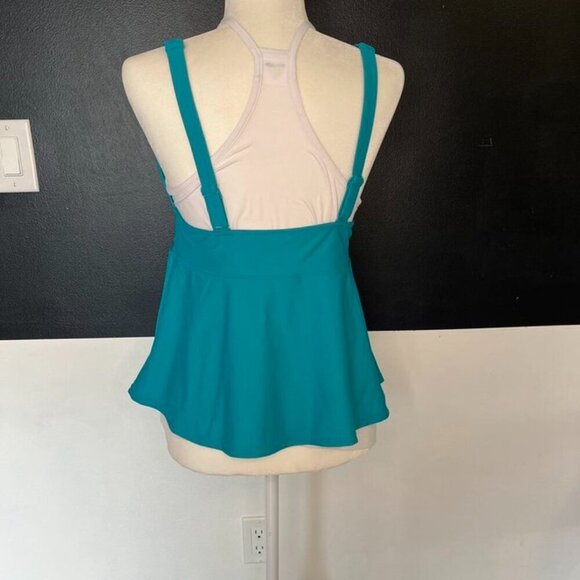 Old Navy Teal V-Neck Tankini Swim Top NWOT MSRP $39.99 - Picture 5 of 7